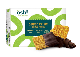 Oh So Healthy! Dipped Crisps Choco Mango 10